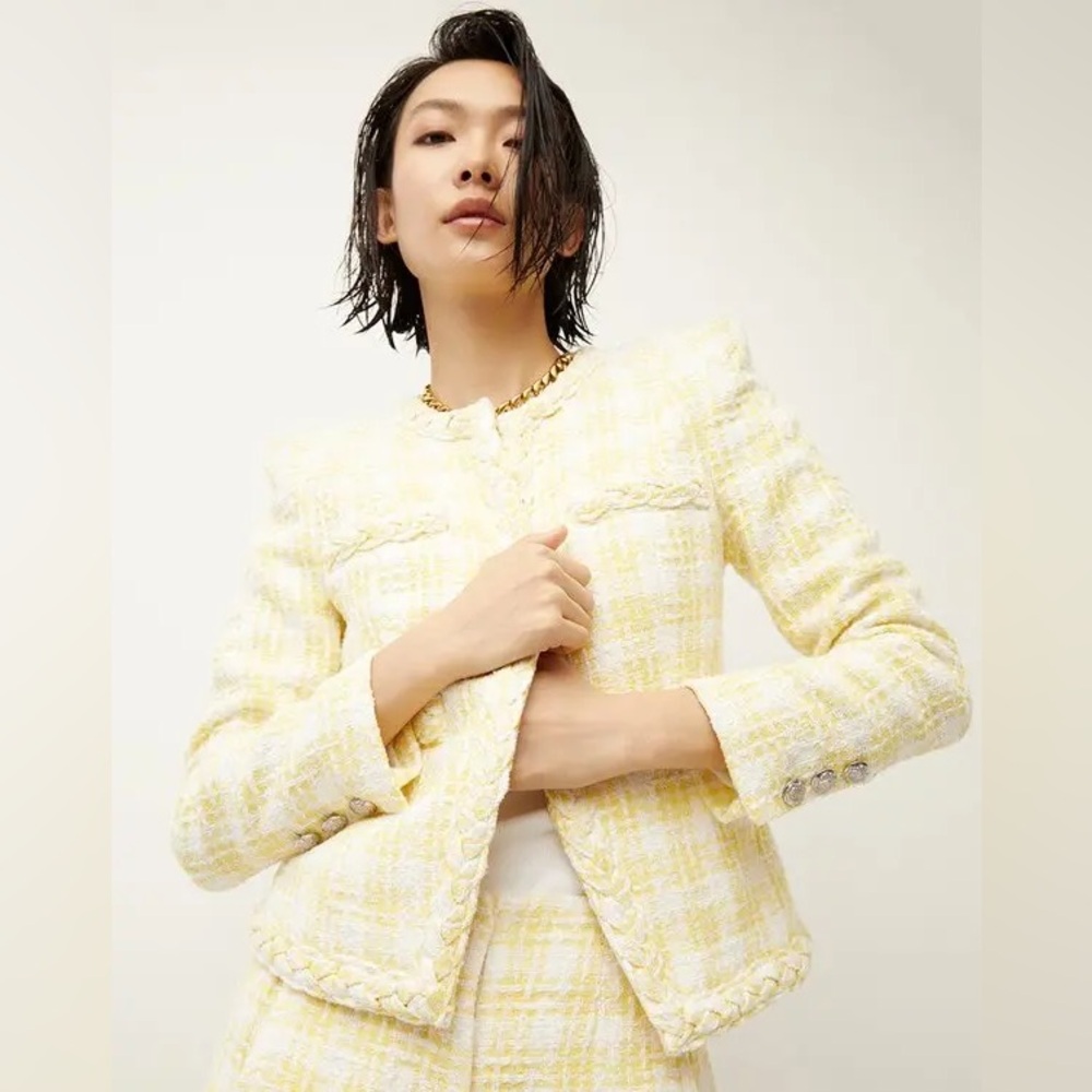 Veronica Beard Byrne Tweed Jacket Size 4